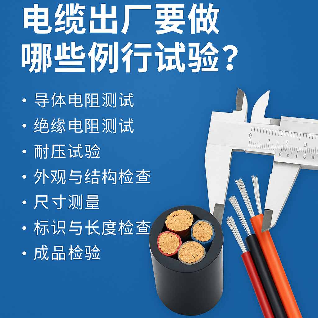 电缆出厂要做哪些例行试验？一文讲清最要害的7项检测